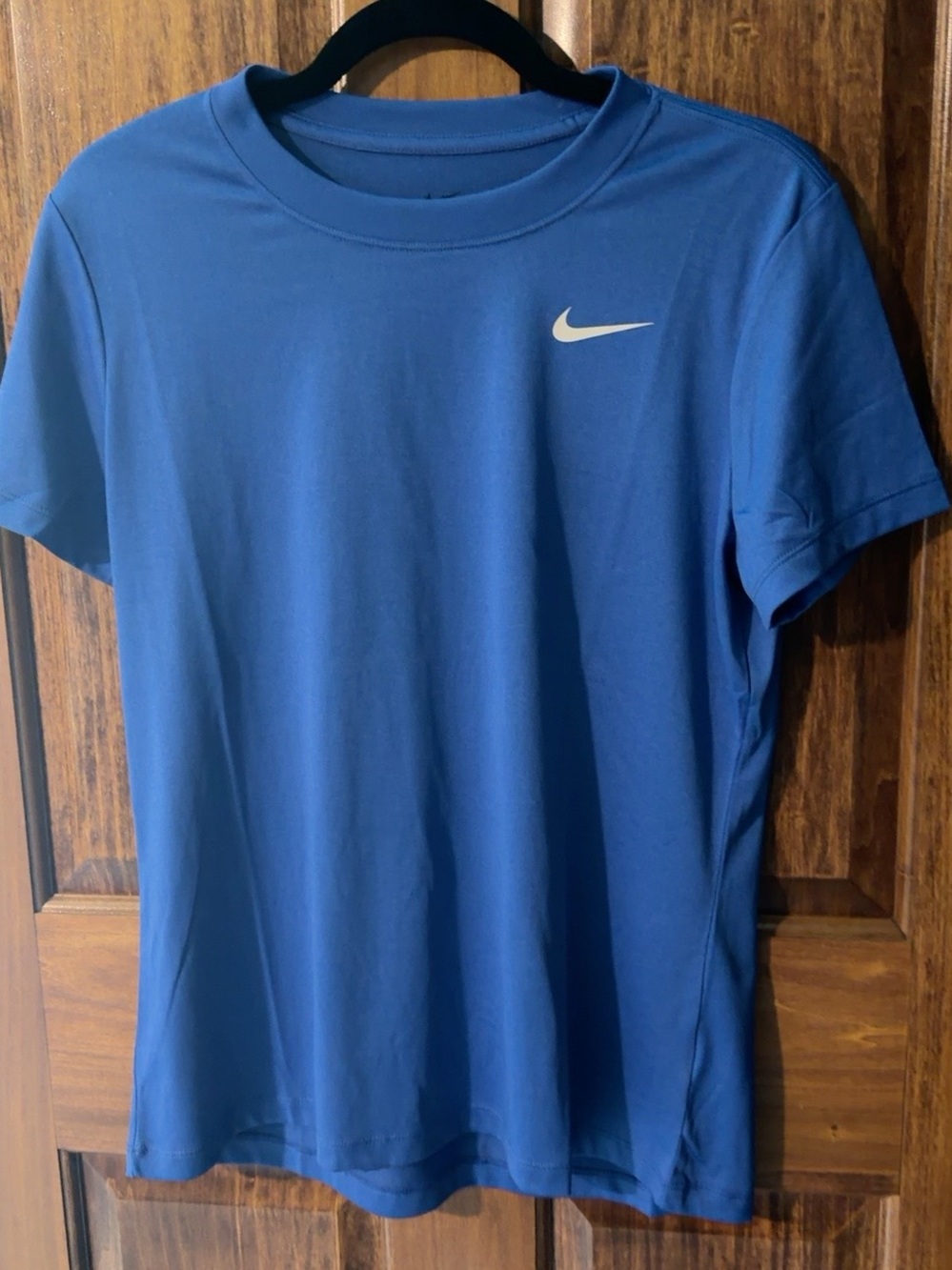 Nike Dri-FIT Blue Crewneck Swoosh T-Shirt Size M